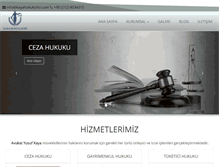 Tablet Screenshot of kayahukukofisi.com